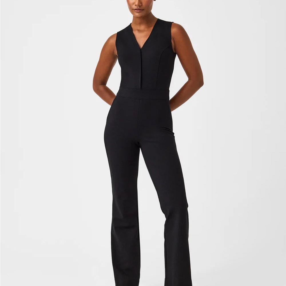 NWT SPANX The Perfect Jumpsuit – Black (Petite Medium)